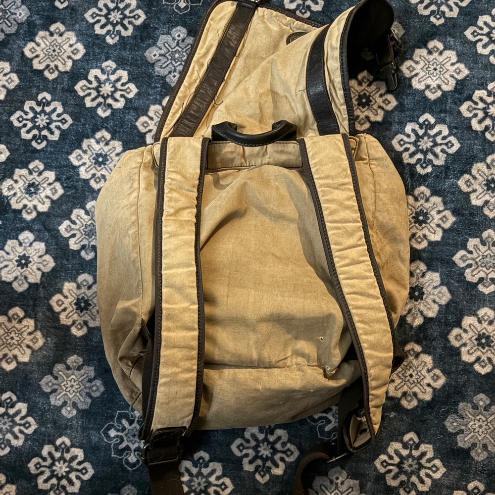 Fossil Tan and Brown Men's Backpack - Picture 4 of 4